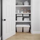 Westcraft Flat Black Flat Ball Knob Passage Door Lock 