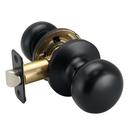Flat Black Flat Ball Knob Passage Door Lock 