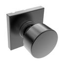 Matte Black Shaker Dummy Knob, Square Rosette 