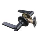 Matte Black Flat Bar Lever Privacy Door Lock 