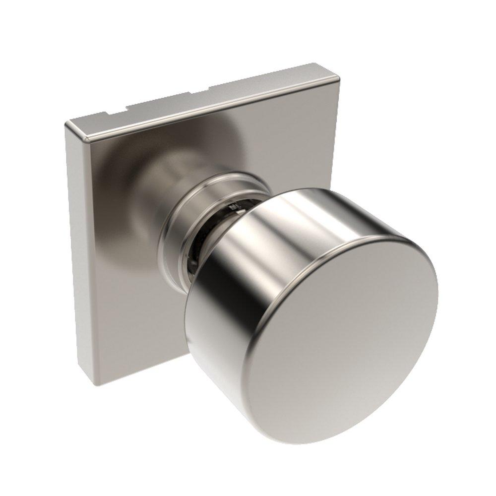 Satin Nickel Shaker Dummy Knob, Square Rosette 