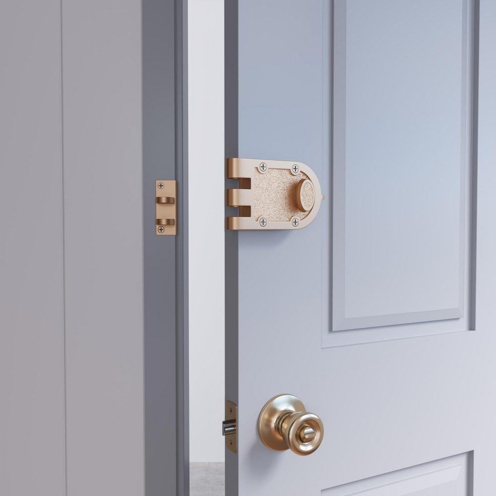 Westcraft Bronze Jimmyproof Deadlock with Two Strikes 