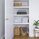 Westcraft Satin Nickel Premier Flat Bar Lever Passage Door Lock 