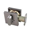Satin Nickel Premier Square Single Cylinder Deadbolt 