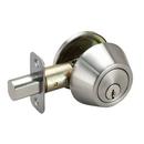 Satin Chrome Tulip Knob Entrance & Deadbolt Lock 