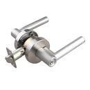 Satin Nickel Premier Round Rod Lever Entrance Door Lock 