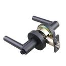 Matte Black Premier Round Rod Lever Entrance Door Lock 