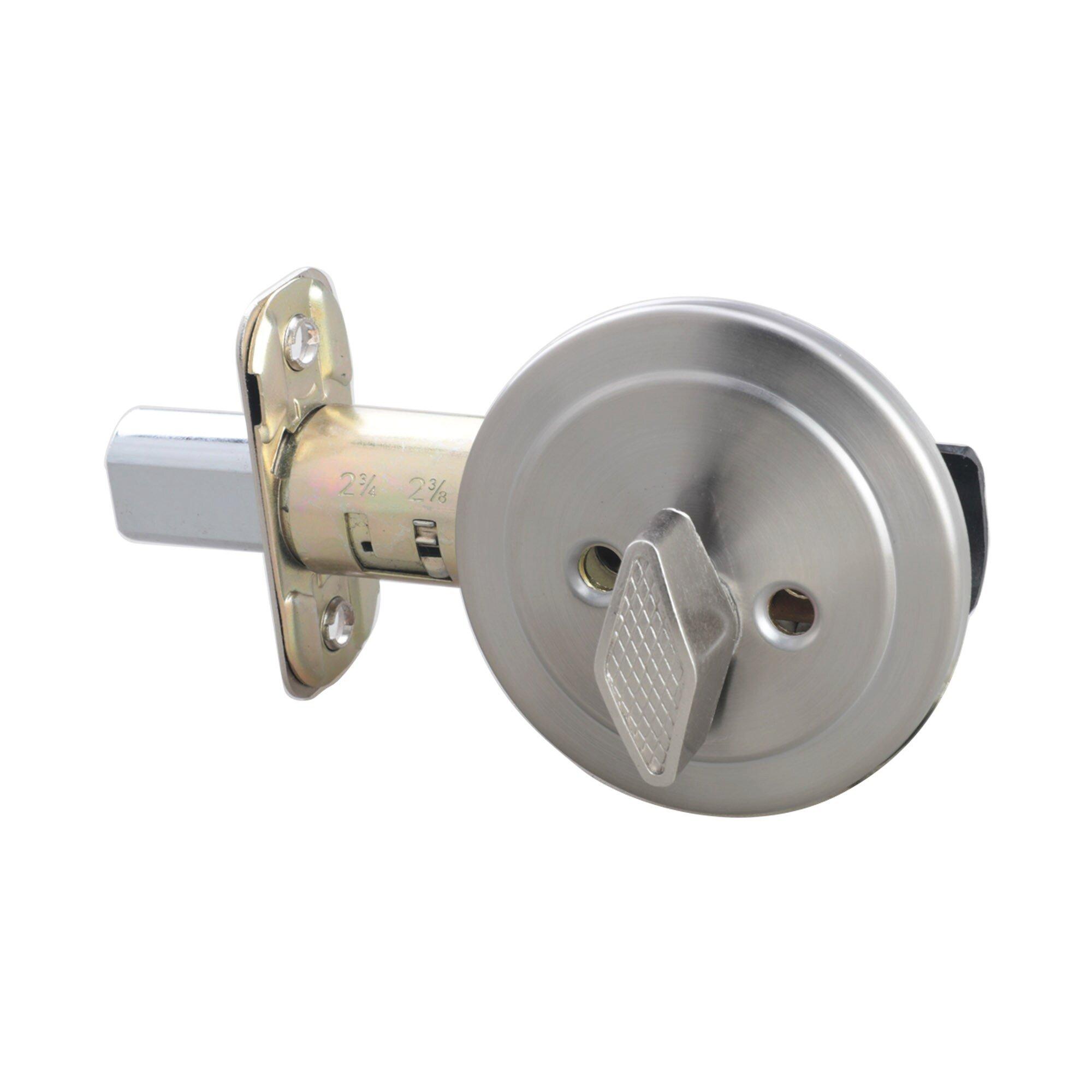 Westcraft Satin Nickel Deadbolt Lock Single Sided Half Bore 