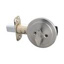 Deadbolt Lock Single Sided Half Bore in Satin Nickel