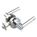 Polished Chrome Premier Round Rod Lever Entrance Door Lock 
