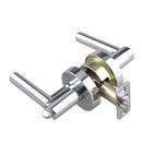 Polished Chrome Premier Round Rod Lever Entrance Door Lock 
