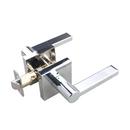 Polished Chrome Premier Flat Bar Lever Privacy Door Lock 