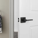 Westcraft Matte Black Square Privacy Door Designer Flat Bar Lever 