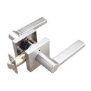 Premier Flat Bar Lever Privacy Door Lock in Satin Nickel