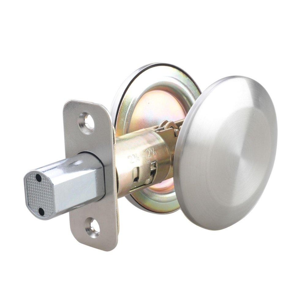 Satin Nickel Deadbolt Lock Single Sided Full Bore 