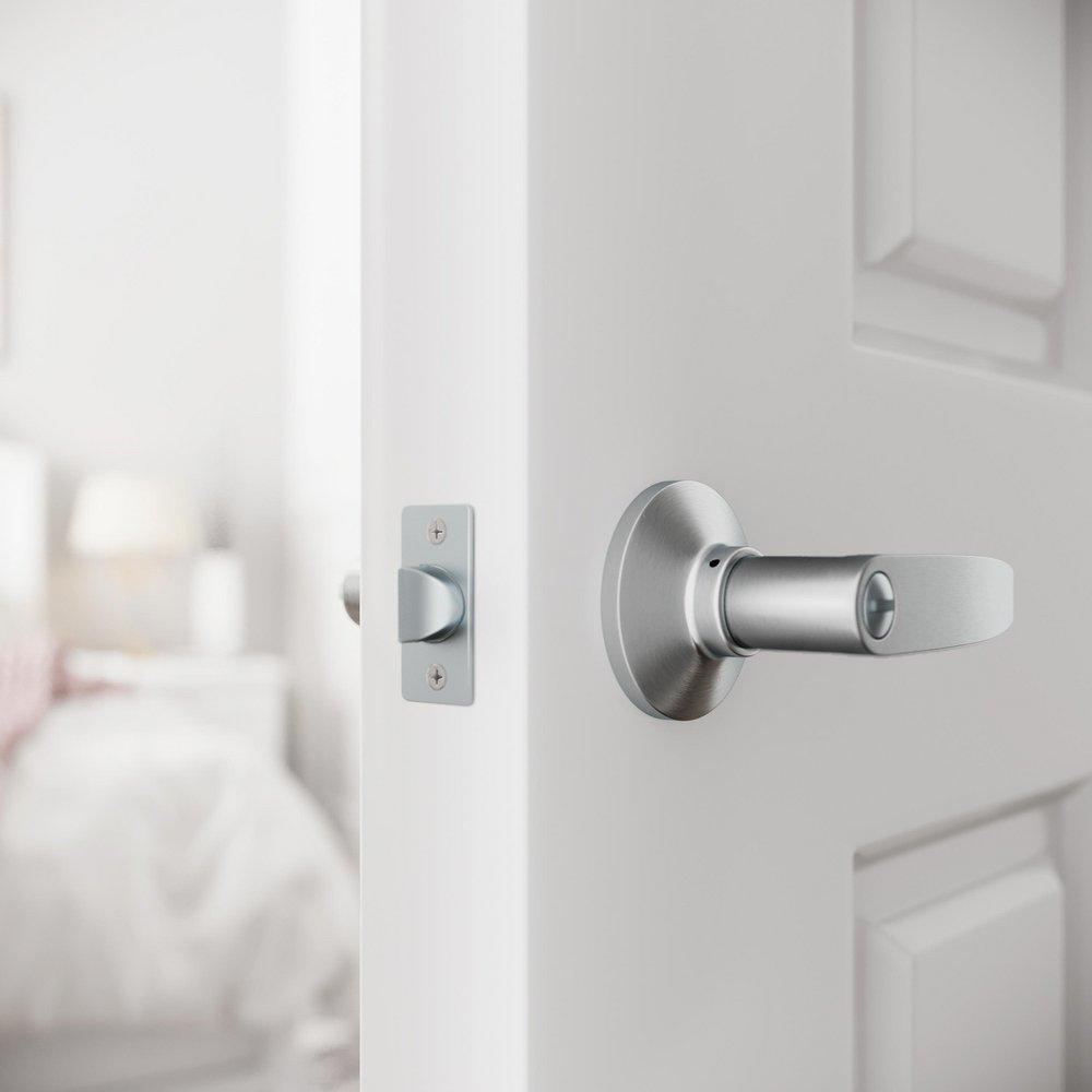 Westcraft Satin Chrome Straight Lever Privacy Door Lock 