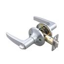 Satin Chrome Straight Lever Privacy Door Lock 