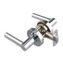 Polished Chrome Premier Round Rod Lever Privacy Door Lock 