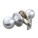 Satin Chrome Ball Knob Passage Door Lock 