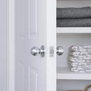 Satin Chrome Ball Knob Passage Door Lock 