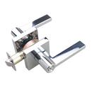 Polished Chrome Premier Flat Bar Lever Entrance Door Lock 