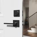 Westcraft Matte Black Square Entrance Lock Door Designer Flat Bar Lever 