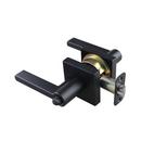 Westcraft Matte Black Square Entrance Lock Door Designer Flat Bar Lever 