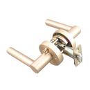 Satin Brass Premier Round Rod Lever Privacy Door Lock 