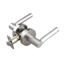 Premier Round Rod Lever Passage Door Lock in Satin Nickel