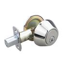Chrome Deadbolt Lock Single Cylinder 