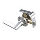 Polished Chrome Flat Bar Lever Passage Door Lock 