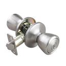 Satin Nickel Tulip Knob Entrance & Deadbolt Lock 