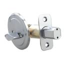 Satin Chrome Deadbolt Lock Single Sided Half Bore 