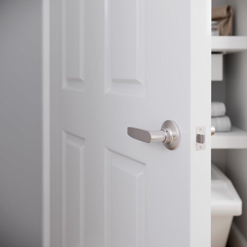Westcraft Satin Nickel Straight Lever Passage Door Lock 