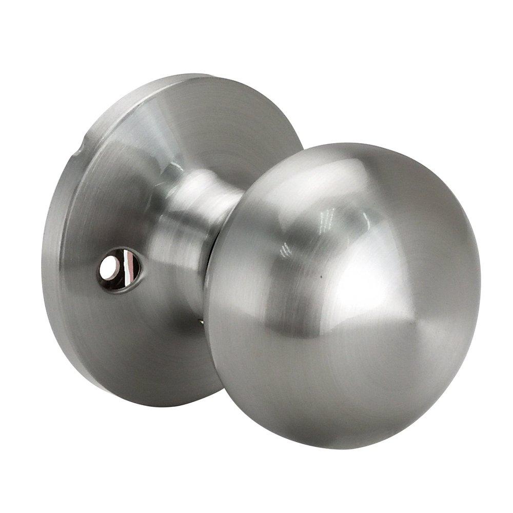 Satin Nickel Flat Ball Dummy Door Knob 