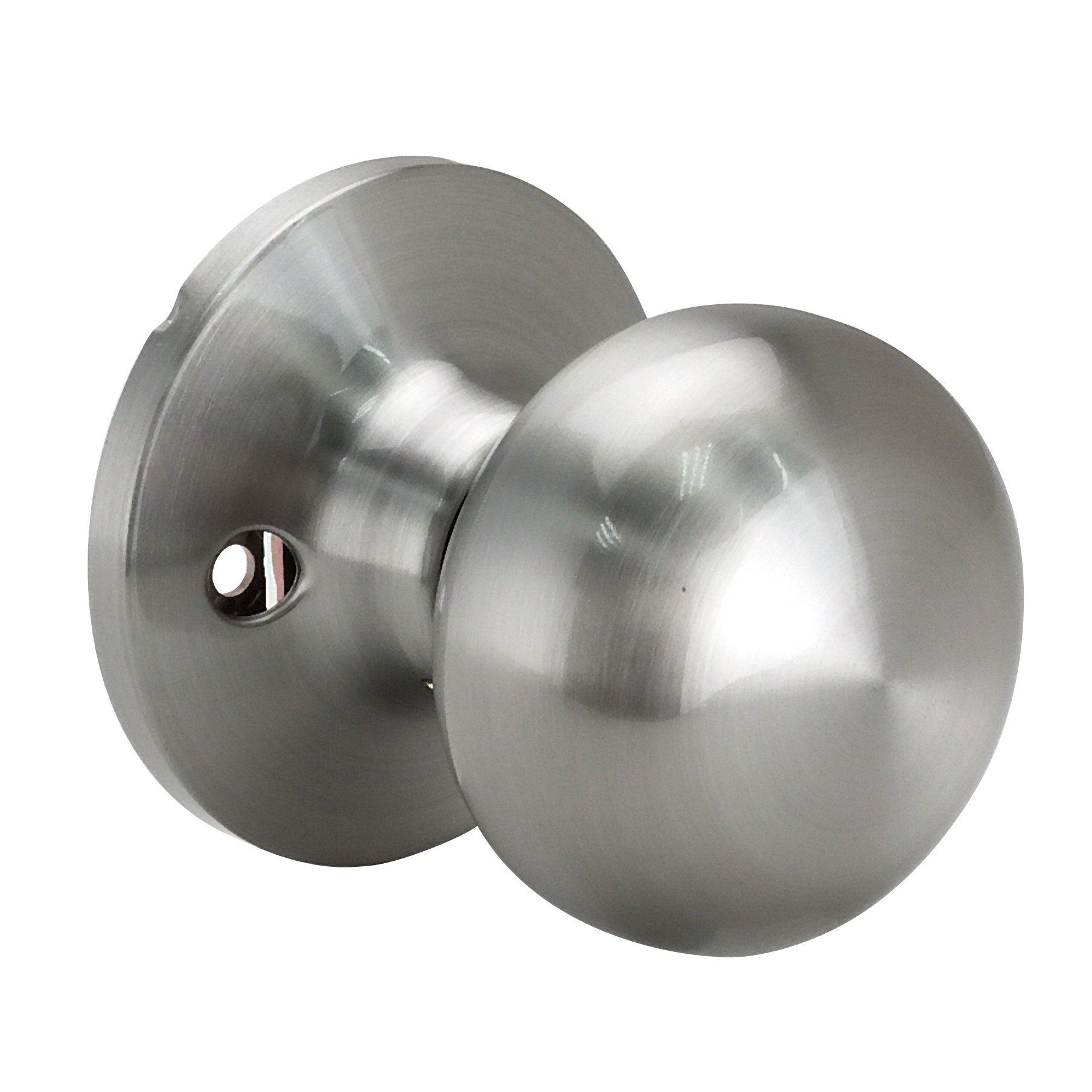 Westcraft Satin Nickel Flat Ball Dummy Door Knob 