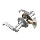 Satin Nickel Closed Scroll Lever Passage Door Lock 
