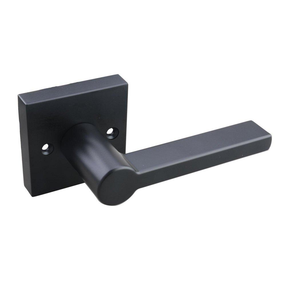 Matte Black Premier Flat Bar Lever Dummy Door Lock 