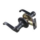 Oil Rubbed Bronze Closed Scroll Lever Passage Door Lock 