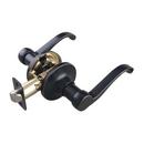 Oil Rubbed Bronze Closed Scroll Lever Passage Door Lock 