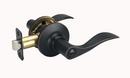 Oil Rubbed Bronze Wave Lever Privacy Door Lock 