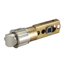 Entrance Lock Square Spindle Drive Latch in Satin Nickel