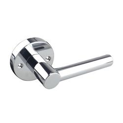 Premier Round Rod Lever Dummy Door Lock in Polished Chrome