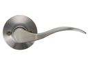 Westcraft Satin Nickel Wave Lever Right Hand Dummy Door Lock 