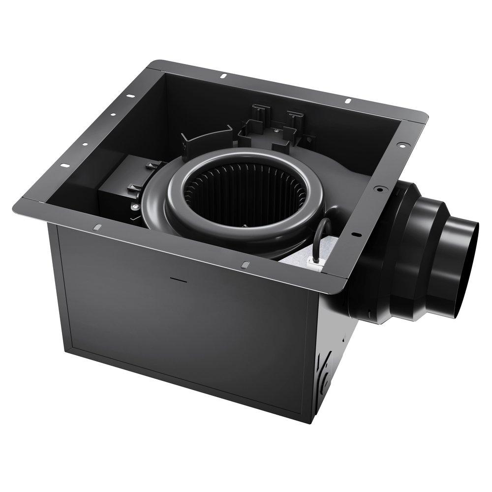 Miseno White Bathroom Exhaust Fan in White 