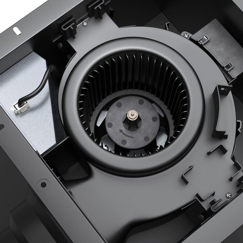 Miseno White Bathroom Exhaust Fan in White 