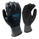 Size M Plastic and Spandex Assembly and Automotive Reusable Gloves in Grey and Black