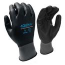 Size L Plastic and Spandex Assembly and Automotive Reusable Gloves in Grey and Black