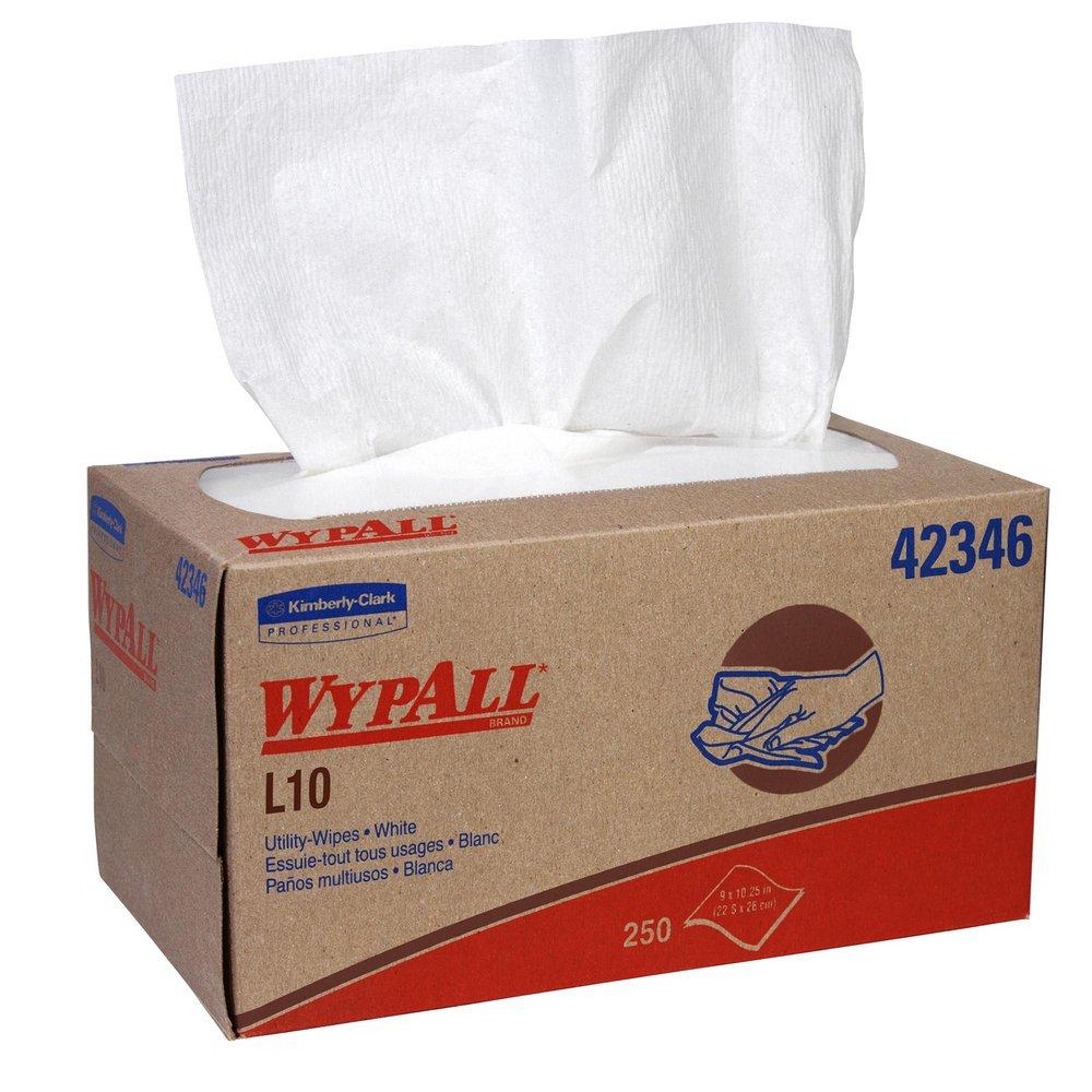 WypAll&reg; White 10-1/4 x 9 in. Paper Towel (Box of 24) 