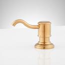 Signature Hardware Brushed Gold Soap or Lotion Dispenser 